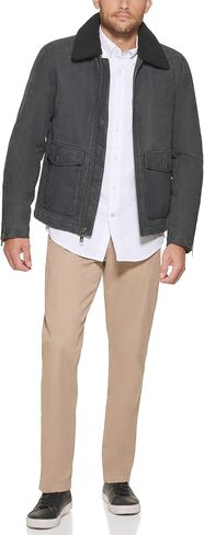 حذاء Tommy Hilfiger الرجالي من الجلد الصناعي مع ياقة شيربا، سرج، مقاس X-Large in Saudi Arabia