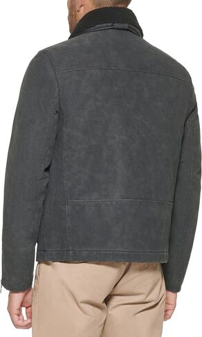 حذاء Tommy Hilfiger الرجالي من الجلد الصناعي مع ياقة شيربا، سرج، مقاس X-Large in Saudi Arabia