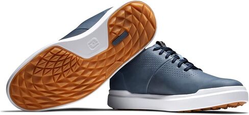 FootJoy Men's Contour Casual Golf Shoe, Charcoal/White, 7.5 Wide in Saudi Arabia