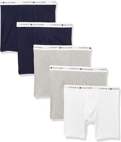 Tommy Hilfiger Men's Underwear Multipack Cotton Classics Boxer Briefs, Multi, X-Large in Kuwait