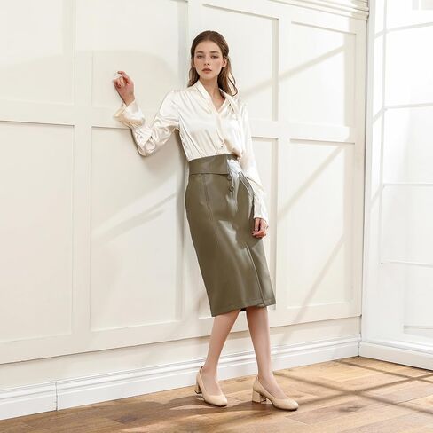 كعب دعم القوس للنساء مضخات مريحة مغلقة أحذية جولة الجليد in Kuwait