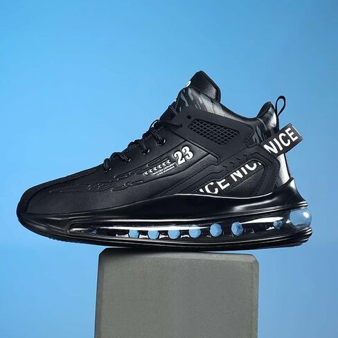 WILTENA Mens Fashion Comfy Air Cushion Basketball Shoes Boys Vogue Stylish Sports Tennis Sneakers Walking Casual Shoes in Kuwait