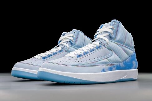 Jordan Mens Air Jordan 2 DQ7691 419 J Balvin - Size 11 Light Blue/White in Saudi Arabia