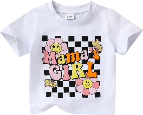 Happy Town Toddler Clothes Baby Boy Girl Smiley Face Shirt Short Sleeve T-Shirt Tee Summer Tops Outfits in Saudi Arabia