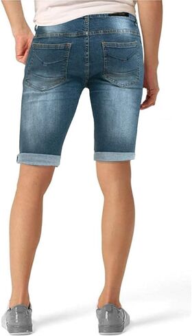 Men's Super Comfy Stretch Fit Denim Shorts ASHL46052 PK15 Tobacco 36 in Saudi Arabia