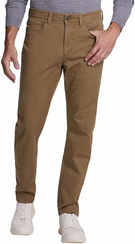 English Laundry Men's 5 Pocket Pant (40X32, Brown) in Saudi Arabia