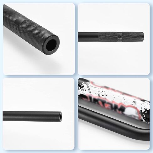 1 1/8 "28mm 7075 مقابض سبائك الألومنيوم 4 أجهزة كمبيوتر ، مع لوحة بار ， 1 1/8" قبضة عالمية ， أقواس المقود. لصالح Universal ، Dual Sport Adv Pit Dirt Bike Motocross (Black) in Kuwait