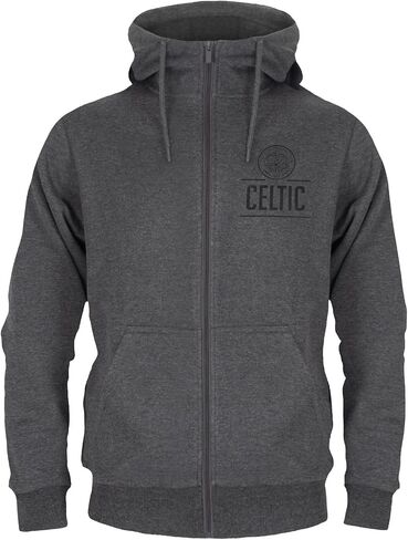 Celtic Football Club Official Soccer Gift Mens Fleece Zip Hoody in Saudi Arabia