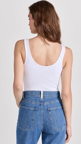 L'AGENCE Women's Nica Scoop NK Tank Bodysuit in Saudi Arabia