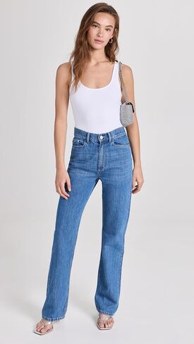 L'AGENCE Women's Nica Scoop NK Tank Bodysuit in Saudi Arabia