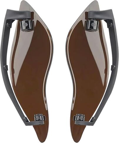 Fairing Air Deflectors Side Wing Windshield Adjustable Wind Deflectors Compatible with 2014-2024 Harley Electra Glide Street Glide Tri Glide Ultra Limited Fairing Side Shield (Smoke) in Kuwait