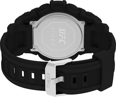 Timex UFC Men's Rematch 50mm Watch - Black Strap Digital Dial Black Case in Kuwait