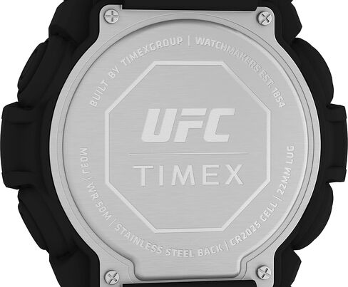 Timex UFC Men's Rematch 50mm Watch - Black Strap Digital Dial Black Case in Kuwait