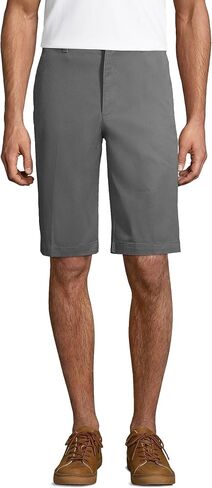 Lands' End Boys Plain Front Blend Chino Shorts in Kuwait