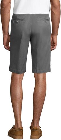 Lands' End Boys Plain Front Blend Chino Shorts in Kuwait
