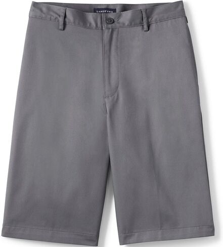 Lands' End Boys Plain Front Blend Chino Shorts in Kuwait