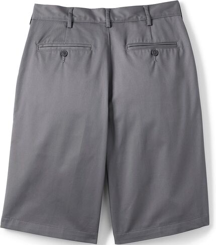 Lands' End Boys Plain Front Blend Chino Shorts in Kuwait