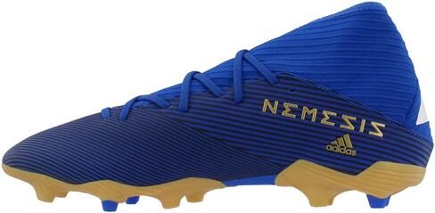 حذاء كرة القدم Nemeziz 19.3 Fg للرجال من Adidas، أزرق/أبيض/أسود 7.5 in Saudi Arabia