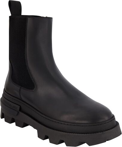 Karl Lagerfeld Paris Men's Leather Plain Toe Chelsea Boot Combat in Saudi Arabia