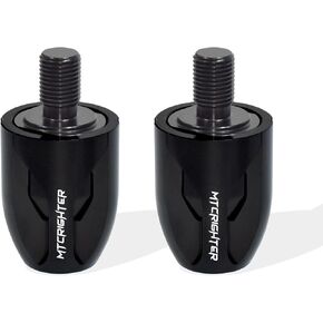 Solid Handlebar Bar Ends Cap Compatible with Suzuki GSX-8R GSX-8S 2023-2025/ GSX-R1000 GSXR1000R 2017-2025/ GSX-R1300 HAYABUSA 2021-2025, CNC Aluminum Alloy Made (Black) in Kuwait