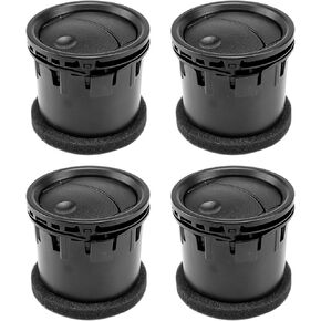 Front Interior Dashboard Louvres Chrome AC Heater Air Vent Compatible with Ford F150 2004-2008 LINCOLN MARK LT 2006-2008 8L3Z19893AA 2Pcs