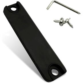 1 PC Car Tailgate Switch Latch Release Button Rubber Cover, Rear Hatch Liftgate Handle Switch Lock Cover with Screw Wrench, Replacement #84840-21010, Compatible with Lexus (Black)