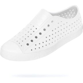 Native Shoes, Jefferson, Lightweight Sneaker for Adults, Shell White/Shell White, 5 M US Women/3 M US Men in Kuwait