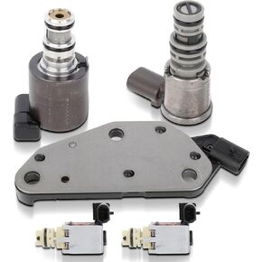SCITOO 4PCS Transmission Solenoid Kit suitable for Buick LeSabre Terraza for Chevrolet Uplander Venture for Oldsmobile Silhouette for Pontiac Bonneville G6 Grand for Volvo XC90 2003-2011 4T65E