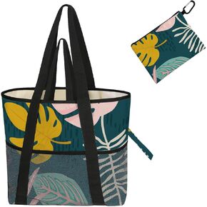 8-Pocket Waterproof Tote for Women -Sandproof Beach Bag with Zipper& Family | Foldable Travel Swim Bag (Gift-Ready)