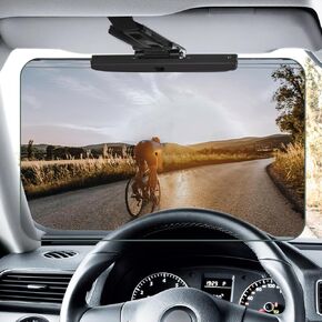 Sun Visor Extender for Cars，Adjustable Polarized Sun Visor Extender ，Polarized Car Sun Visor，Safe Driving Extension for Glare/UV ，Clip on, Universal (Universal, L)