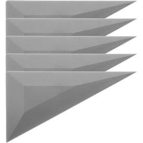 5pcs Window Tint Triangle Squeegee, Contour Card Corner Scraper Automotive Window Glass Protective Film Tinting Installation Kit Vehicle Vinyl Wrap Tool for PPF Car Wrapping Film Application