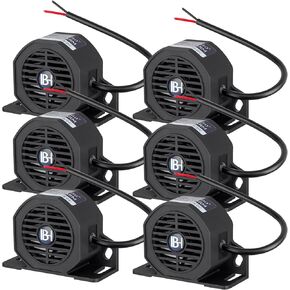 إنذار النسخ الاحتياطي العكسي صافرة 12V-48V 110dB مقاوم للماء إنذار تحذير للنسخ الاحتياط