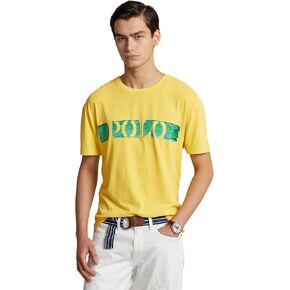 POLO RALPH LAUREN Classic Fit Logo Jersey T-Shirt Coastal Yellow LG