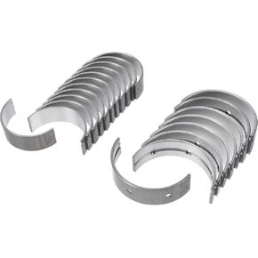 ACROPIX Main Bearing and Connecting Rod Bearing Kit No.2720331201/2720300160 for Mercedes-Benz Cl550 2007-2010 Engine Crankshaft Rod Bearing Metal Silver Tone 20Pcs