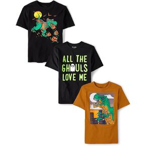 The Children's Place Boys' All Holidays Short Sleeve Graphic T-Shirts,multipacks