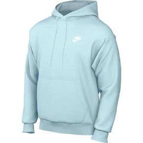 Nike Sportswear Club Fleece Pullover Hoodie (BV2654-474, Glacier Blue/Glacier Blue/White)
