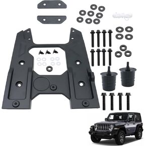 Spare Tire Hinge Reinforcement Kit Aluminum Alloy Replacement for 2018 2019 Wrangler JL 82215356AB