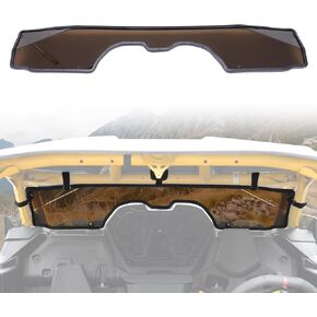 Dark Tinted Rear Windshield Compatible With Can Am Maverick R, Lightly Durable Back Window for Can Am Maverick R X RS 2024 Accessories