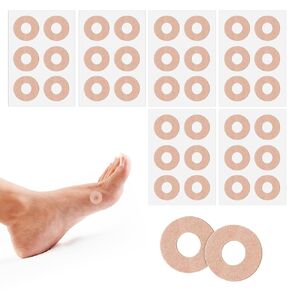 36pcs Foot Cushions, Corn Patches for Bottom of Plasters Pads Corn Removers Pads Corn Protectors for Men and Women Feet Toes Heel (Oval)