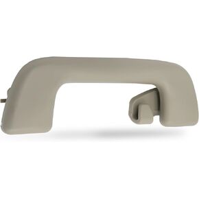 Rear Right Inner Roof Pull Handle Grab Auto Interior Ceiling Handrail with Hook Compatible with Toyota Corolla Yaris Vios Rav4 Replace 74610-52020 Beige Gray