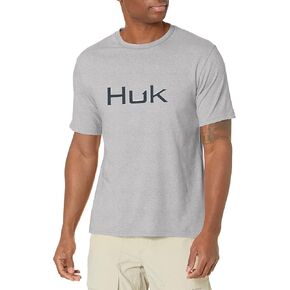 تي شيرت رجالي بشعار Performance Fishing من HUK - كم قصير | سريع الجفاف in Kuwait