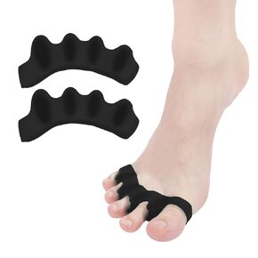 2PCS Toe Separators for Women and Men, Hammer Toe Straightener, Toe Spacers, Bunion Pads, Overlapping Toes Corrector for Foot Health and Pain Relief