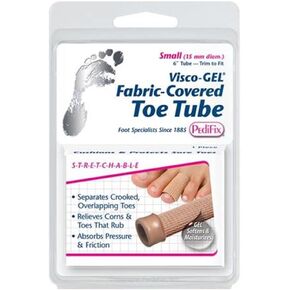 PediFix Visco-GEL Fabric-Covered Toe Tube