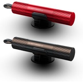 EWUVP Safe Hammer, 2pcs Upgraded Safe Hammer Glass Breaker Under Water, Car Hammer Seatbelt Cutter Window Breaker Emergency Escape Tool, Safehammer Glass Breaker for New Cars (Black+Red)