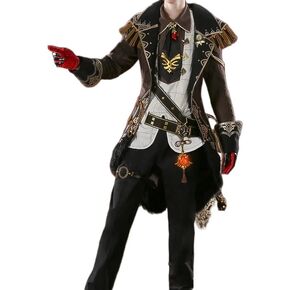 KIRA KIRA Game Genshin Impact Diluc Cosplay Costume Diluc Cosplay Costumes Doki-SR Halloween Outfits for Men Women