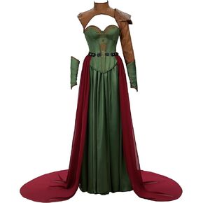 Women Renaissance Dress Viking Medieval Costume Outfit Soldier Cosplay Costume
