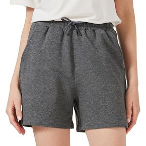 netdraw Women's Super Soft Bamboo Viscose Cotton Sweat Shorts Casual Lounge Athletic Running Terry Shorts