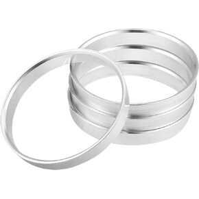 X AUTOHAUX 4pcs OD 67.1mm to ID 64.1mm Aluminum Alloy Car Hub Centric Rings Wheel Bore Center Spacer