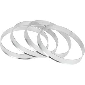 Hub Centric Rings, 72.6mm ID to 74.1mm OD Vehicle Wheel Hubrings Aluminum Alloy, 4 Pcs