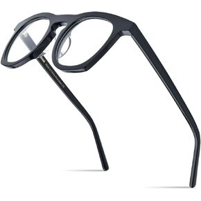 HEPIDEM Multicolor Acetate Glasses Frame Women,Round Vintage Retro Optical Eyeglasses 9339